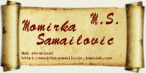 Momirka Samailović vizit kartica